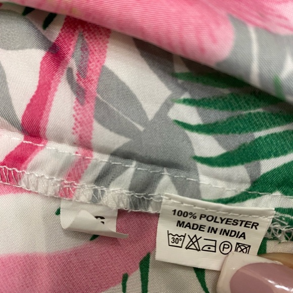 Aloha Set in‎ Lotus and Orchid women short sleeve funky button blouse summer - Picture 5 of 6